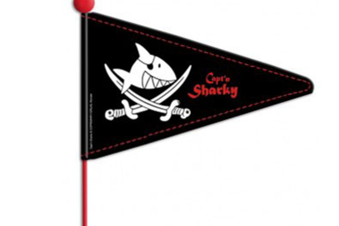 Fahrradzubehör: Capt'n Sharky-Fahne über Amazon.de
