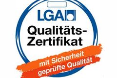 Beachtenswert: Das LGA-Qualitätszertifikat