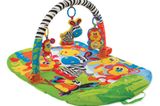 Playgro 3-in-1 Spiel- und Krabbeldecke Safari