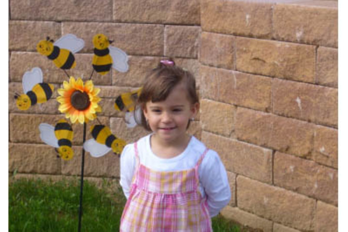 Amy-Felia mit vier Jahren