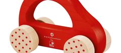Roter Autogreifling aus Holz von Selecta