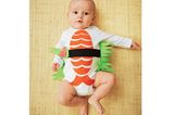 Baby-Kostüm selber machen: Sushi-Rolle