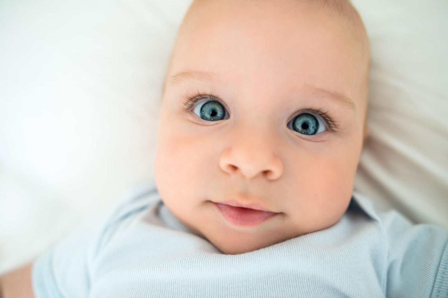Haben alle Babys blaue Augen?
