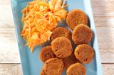 Falafel-Puffer mit Tsatsiki