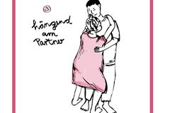 Gebärposition: Hängend am Partner