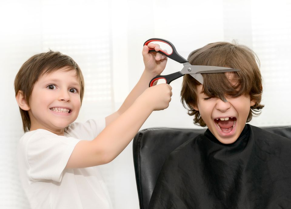 Lass uns Friseur spielen: Wenn Kinder sich selbst die ...