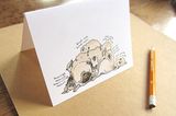 Postkarte kuschelnde Hunde