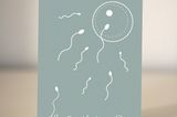 Postkarte Spermienrennen