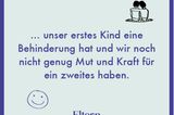 "Wir warten noch mit dem zweiten Kind, weil ..."