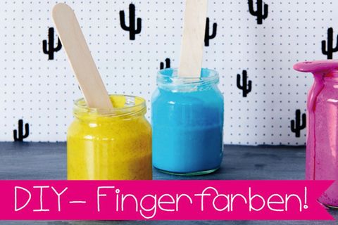 DIY Fingerfarben