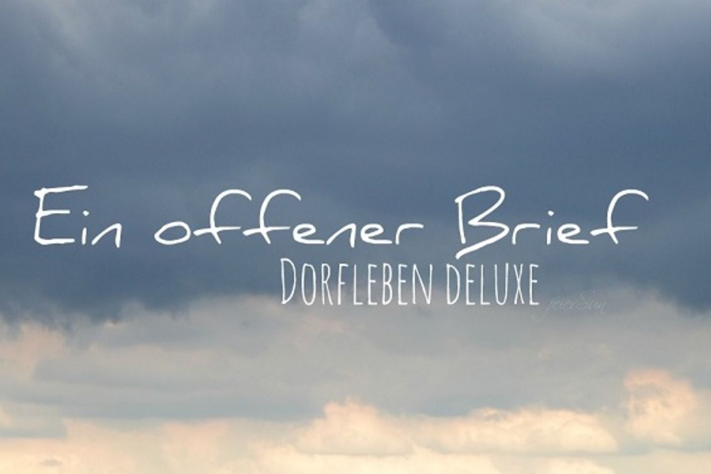Blog JesSi Ca feierSun.de Dorfleben