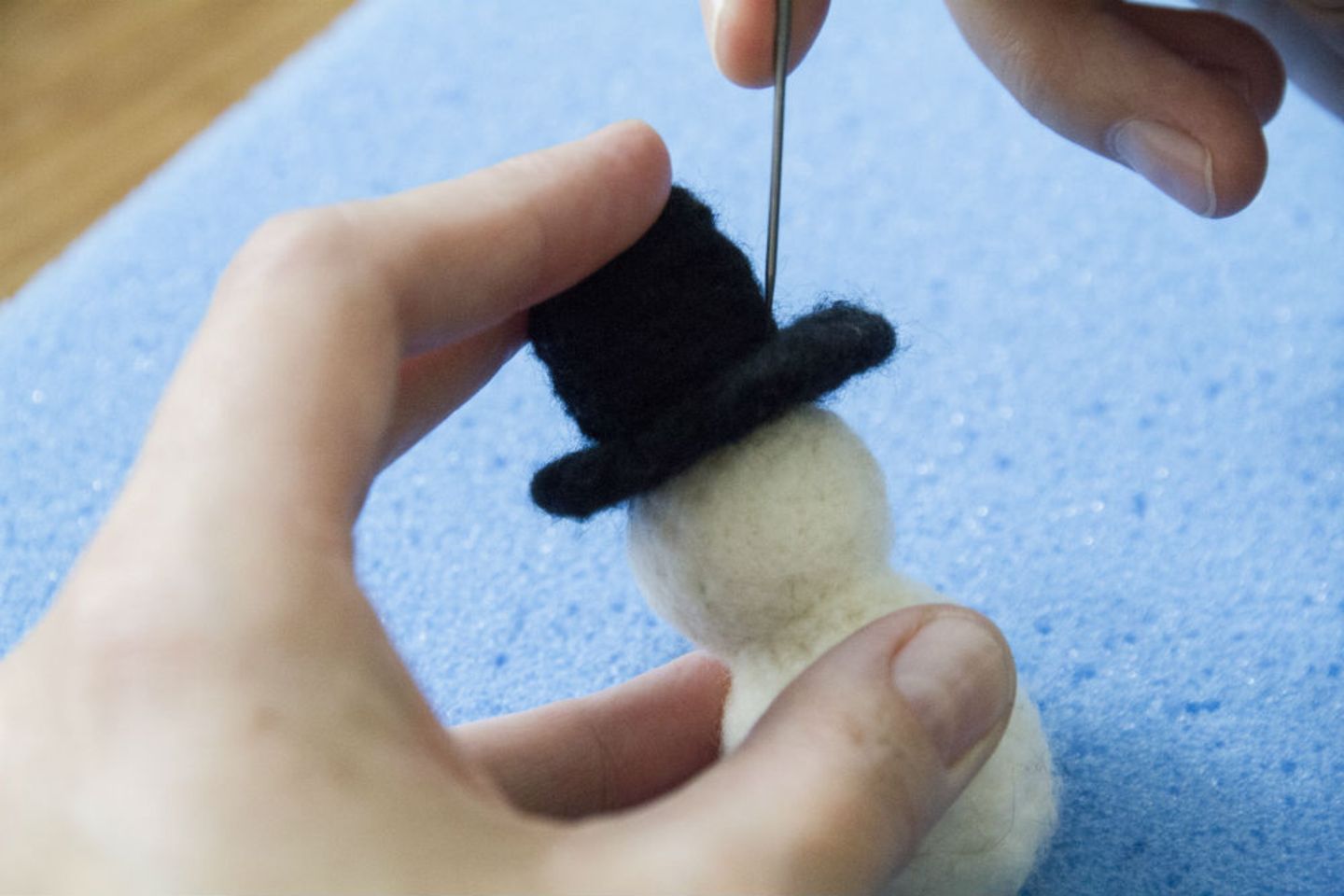 DIY Schneemann filzen, Makerist