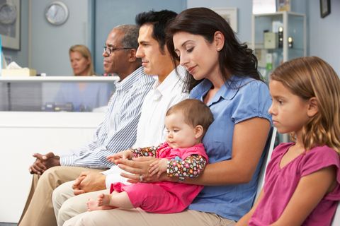 Wartezimmer Kinderarzt