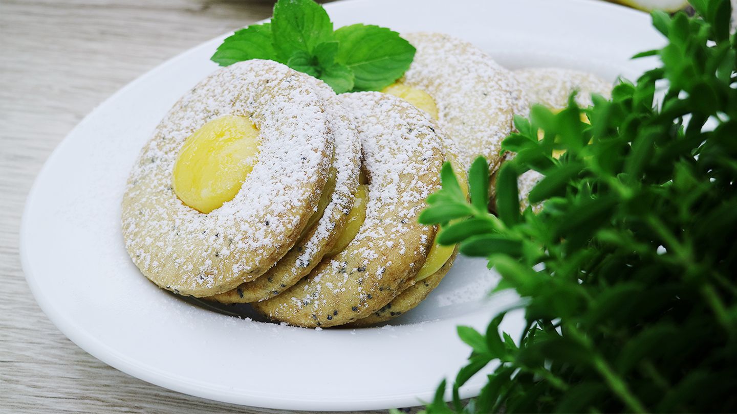 Rezepte: Zitronen-Mohn-Plätzchen | Eltern.de