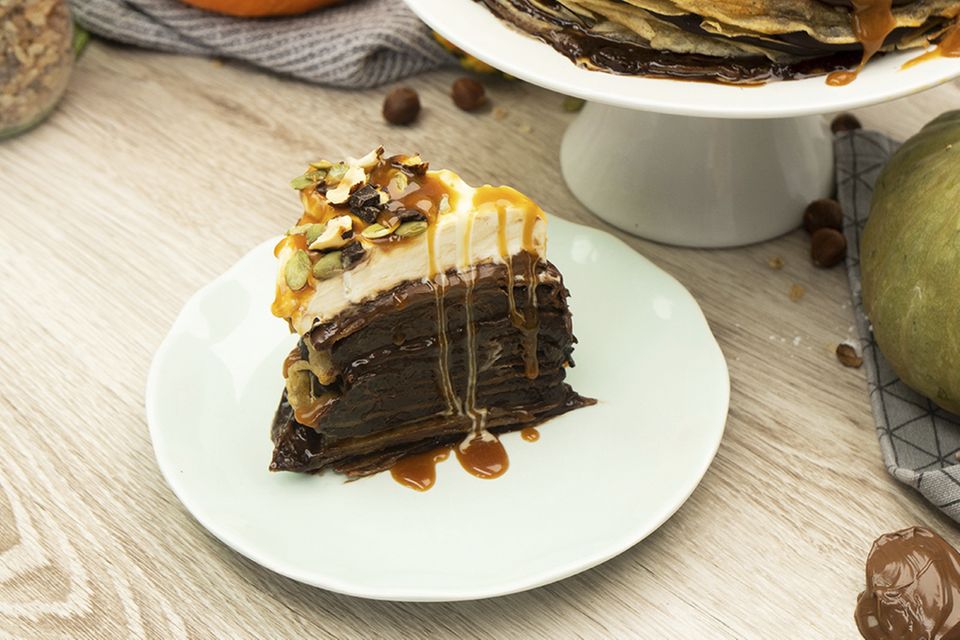Rezepte: Kürbis-Crêpe-Kuchen