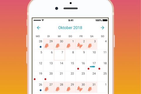 Neu im App-Store: Die urbia Eisprungkalender-App