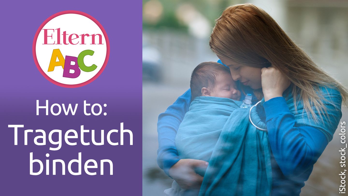 Eltern ABC: Kreuzbauchtrage binden | Eltern.de