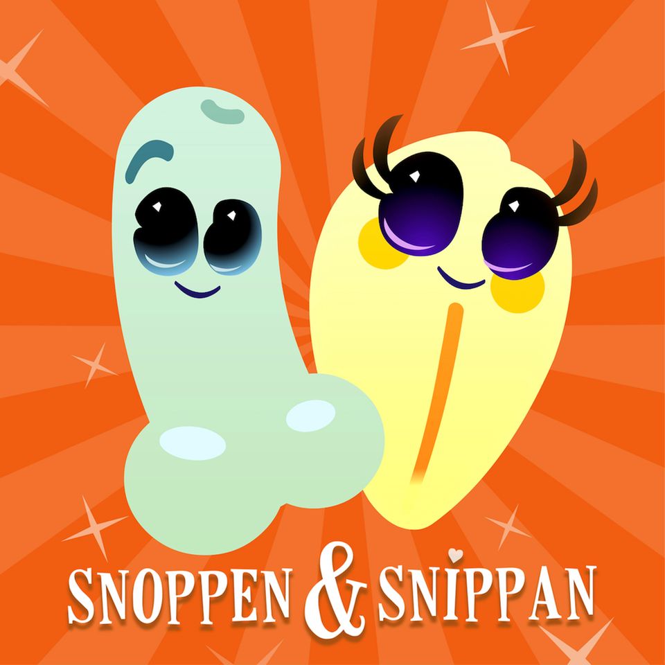 Cartoon "Snoppen und Snippan"
