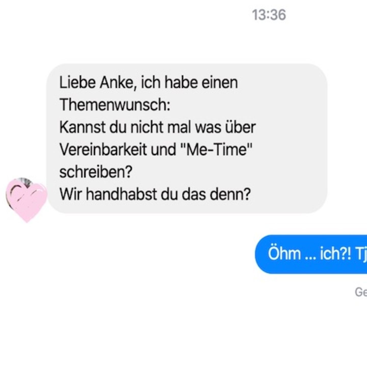 Lächeln und winken: Vereinbarkeit und Me-Time – da bin ich ein schlechtes  Beispiel. Oder? | Eltern.de