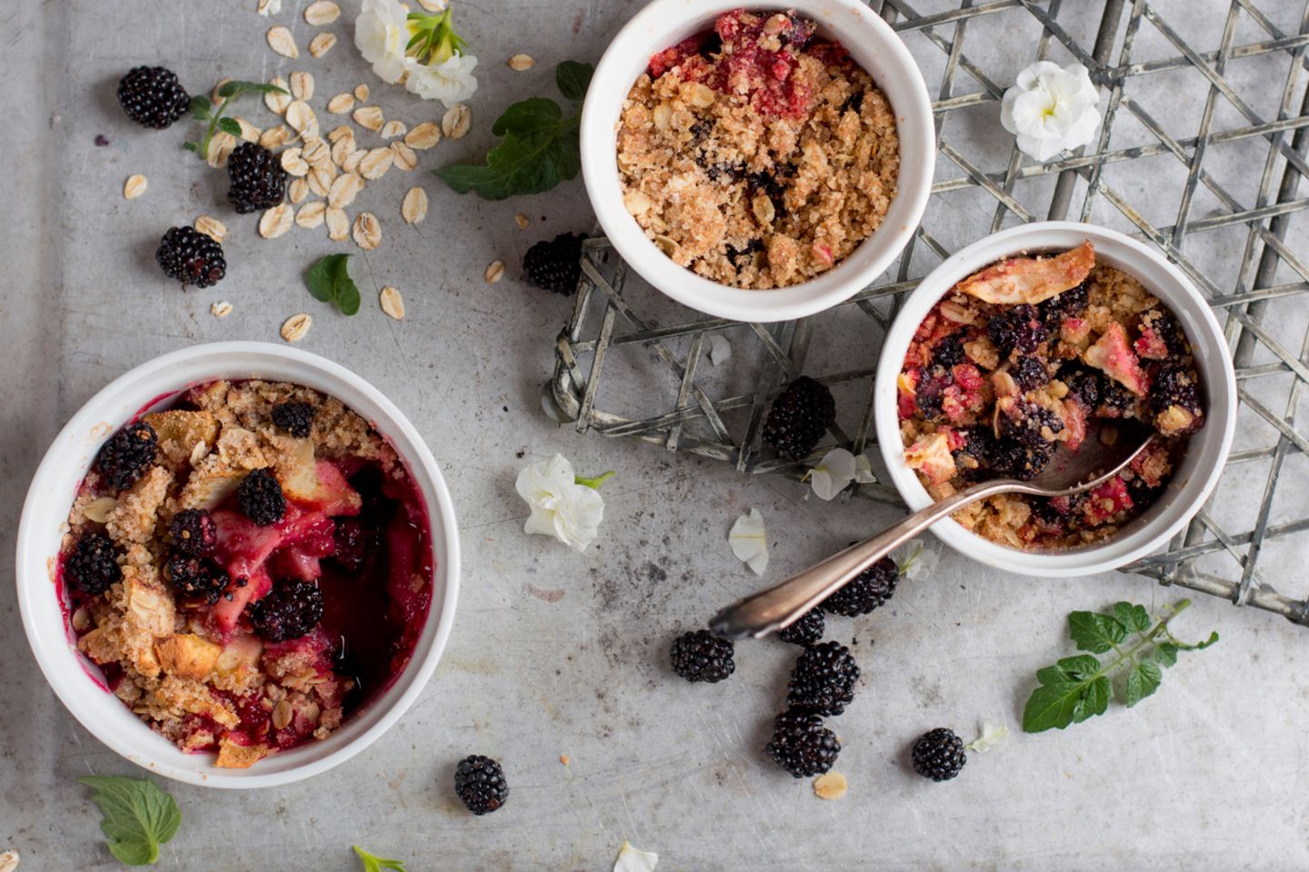 Cumble mit Brombeeren