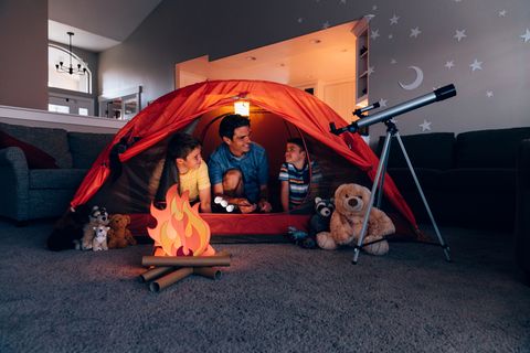 Camping zu Hause