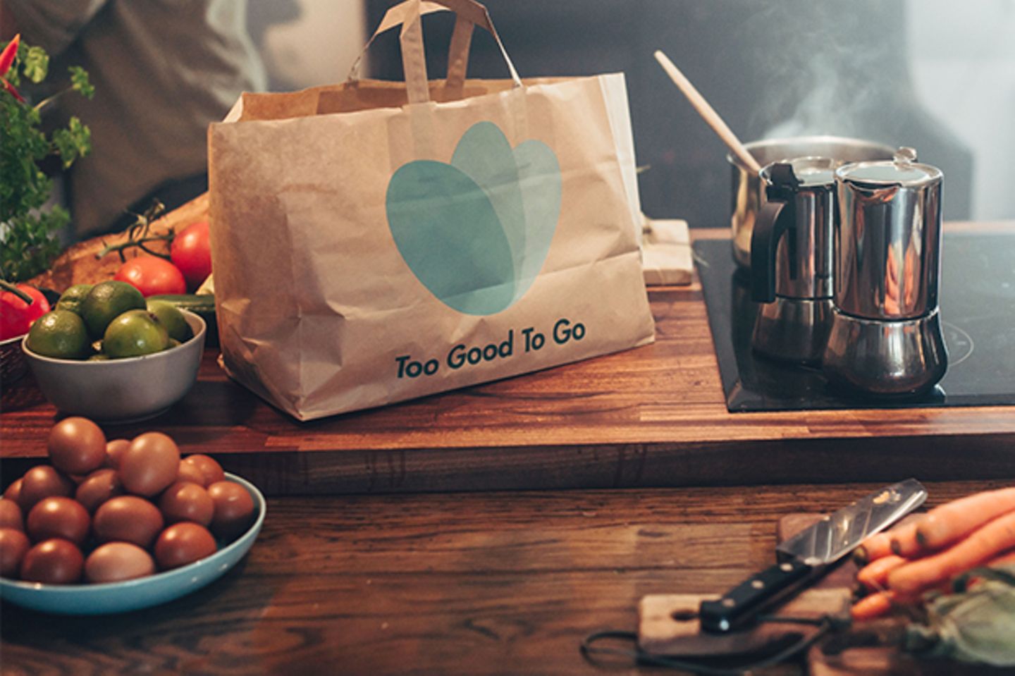 To Good To Go-Tüte in der Küche