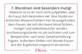 Beuty:  7 Dinge, die du nur kennst, wenn du blond bist