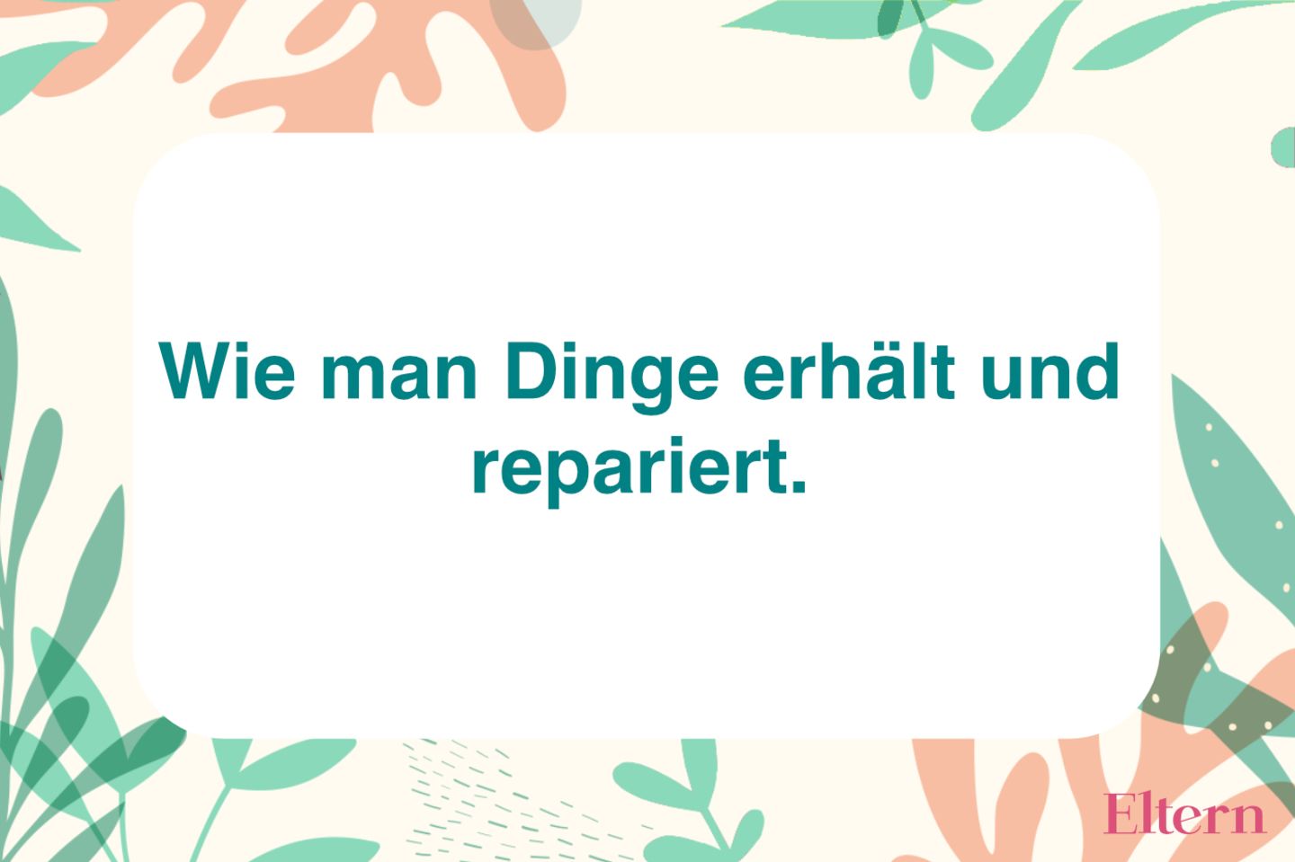Altmodisch, aber nützlich: 13 Dinge von früher, die Kinder lernen ...