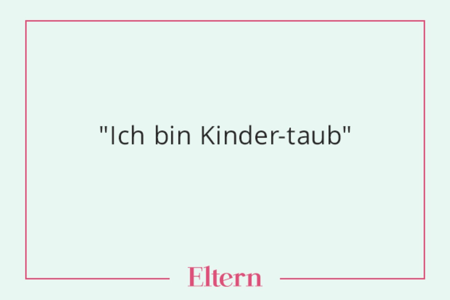 Johnston beschreibt, wie ihr Mann bei Familien-Ausfahrten irgendwann immer stocksauer vom Lenkrad zu ihr rüberstarrt:      "Was?"      "DIE KINDER", sagt der Mann.      "Ich FAHRE, kannst du WAS MACHEN?"      Erst dann bemerke ich das Gekreische vom Rücksitz, irgendwas mit einem auf dem Boden gefundenen Kassenbon, und wer jetzt stolzer Besitzer dieses Schatzes ist. Ich versuche ihm zu erklären, dass meine Fähigkeit zum "Ausblenden" ein hart erarbeitetes Talent ist, aber er will nicht mein Schüler sein.