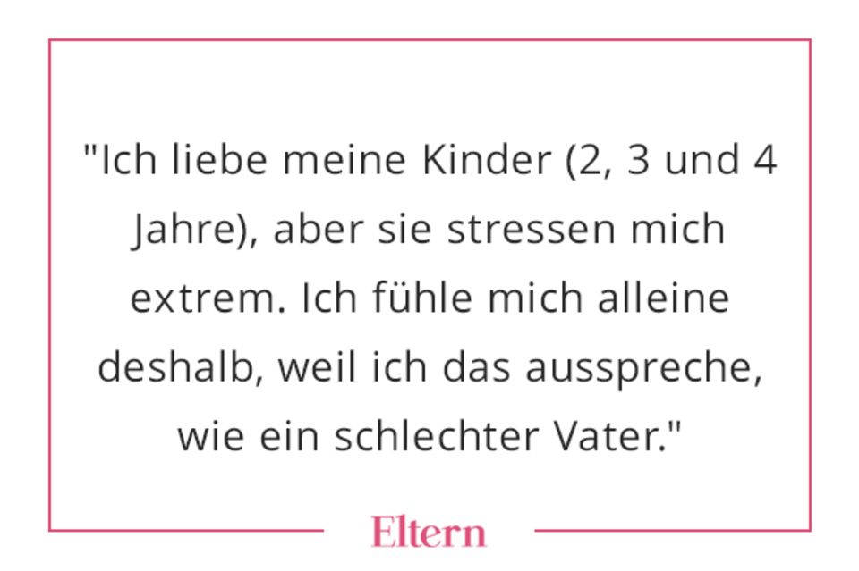 Papas ganz offen: Manchmal fühle ich mich wie ein schlechter Vater