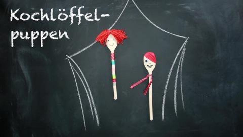 1000 Sachen selber machen: Do it yourself: Kochlöffel-Puppen