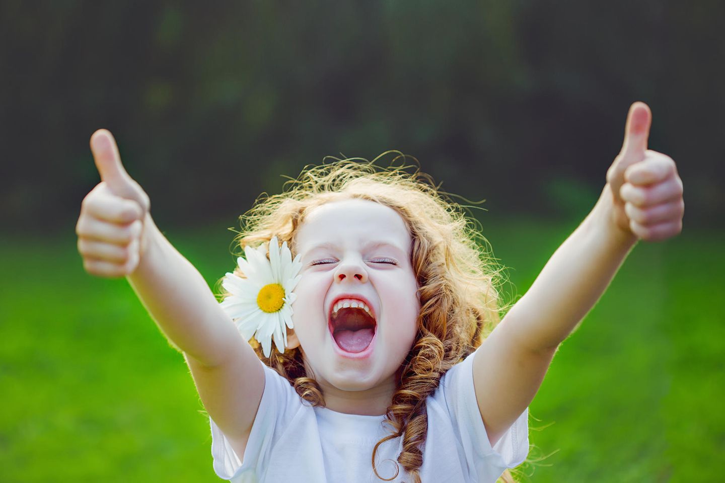 Positiv denken: Wie glücklich ist mein Kind?