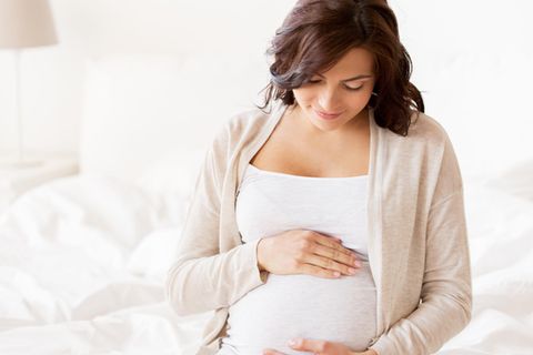 Studie über Fruchtbarkeit: Schwangere Frau