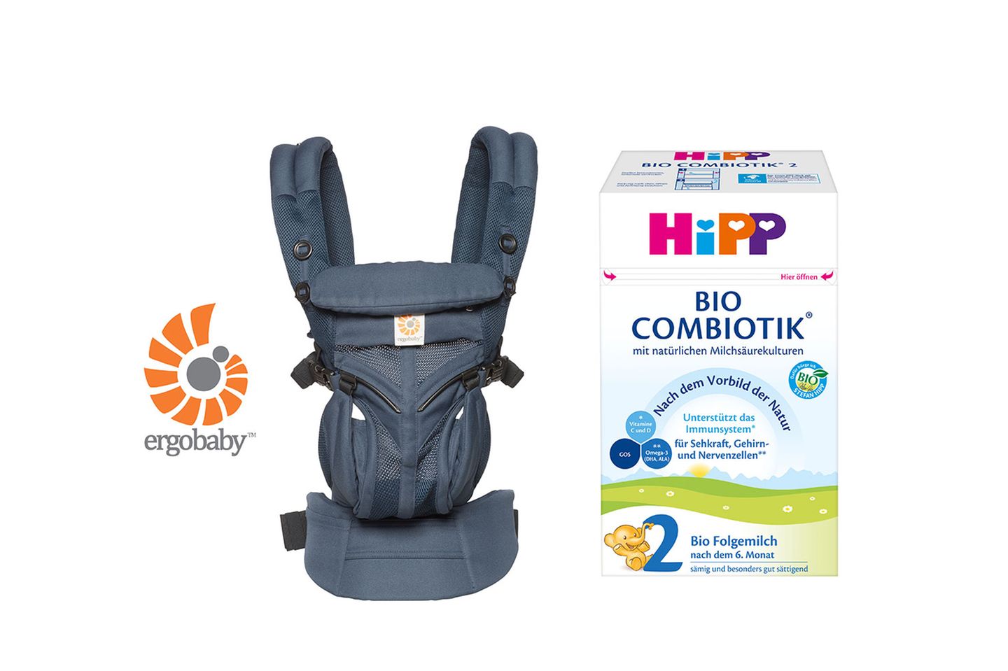 Gewinnspiel: Für ein gutes Bauchgefühl: HiPP BIO Folgemilch und Babytrage von Ergobaby
