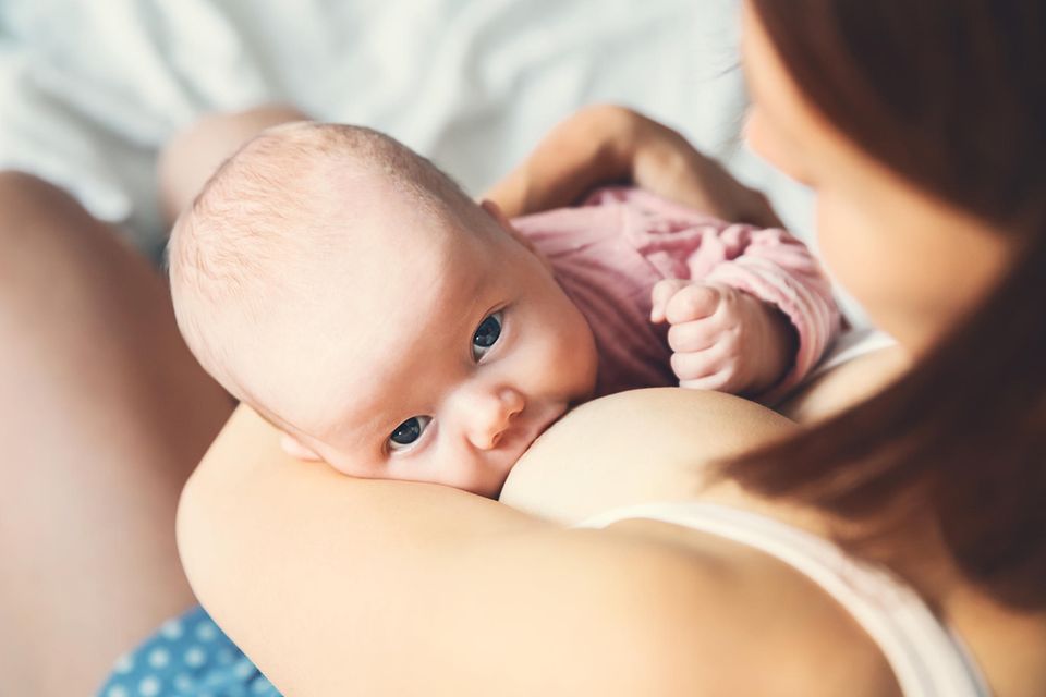 Still-Ticks: Baby wird gestillt