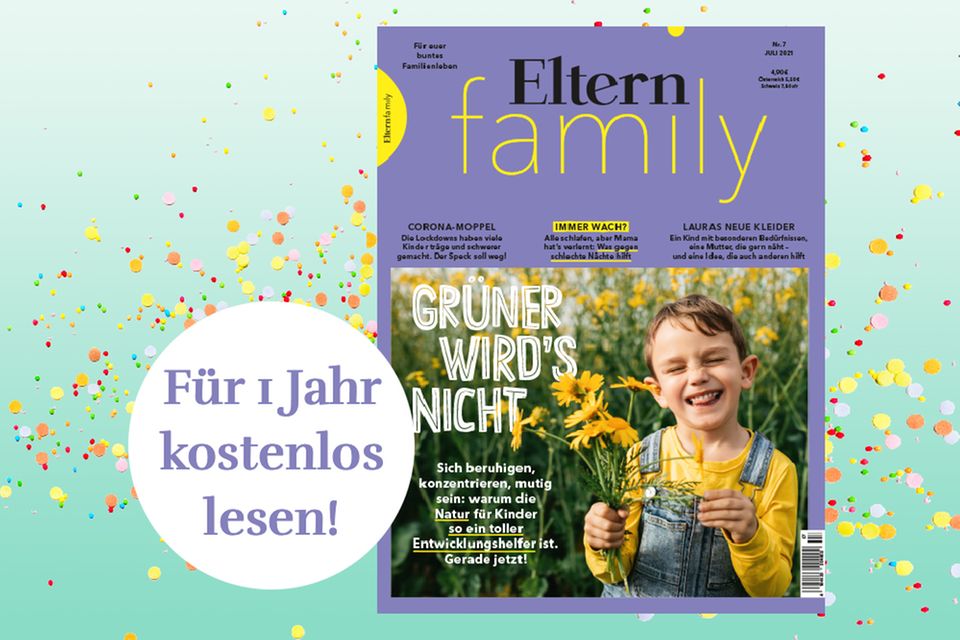 Gewinnspiel: Gewinne ein Jahresabo des Magazins ELTERN FAMILY im Wert von 58,80€