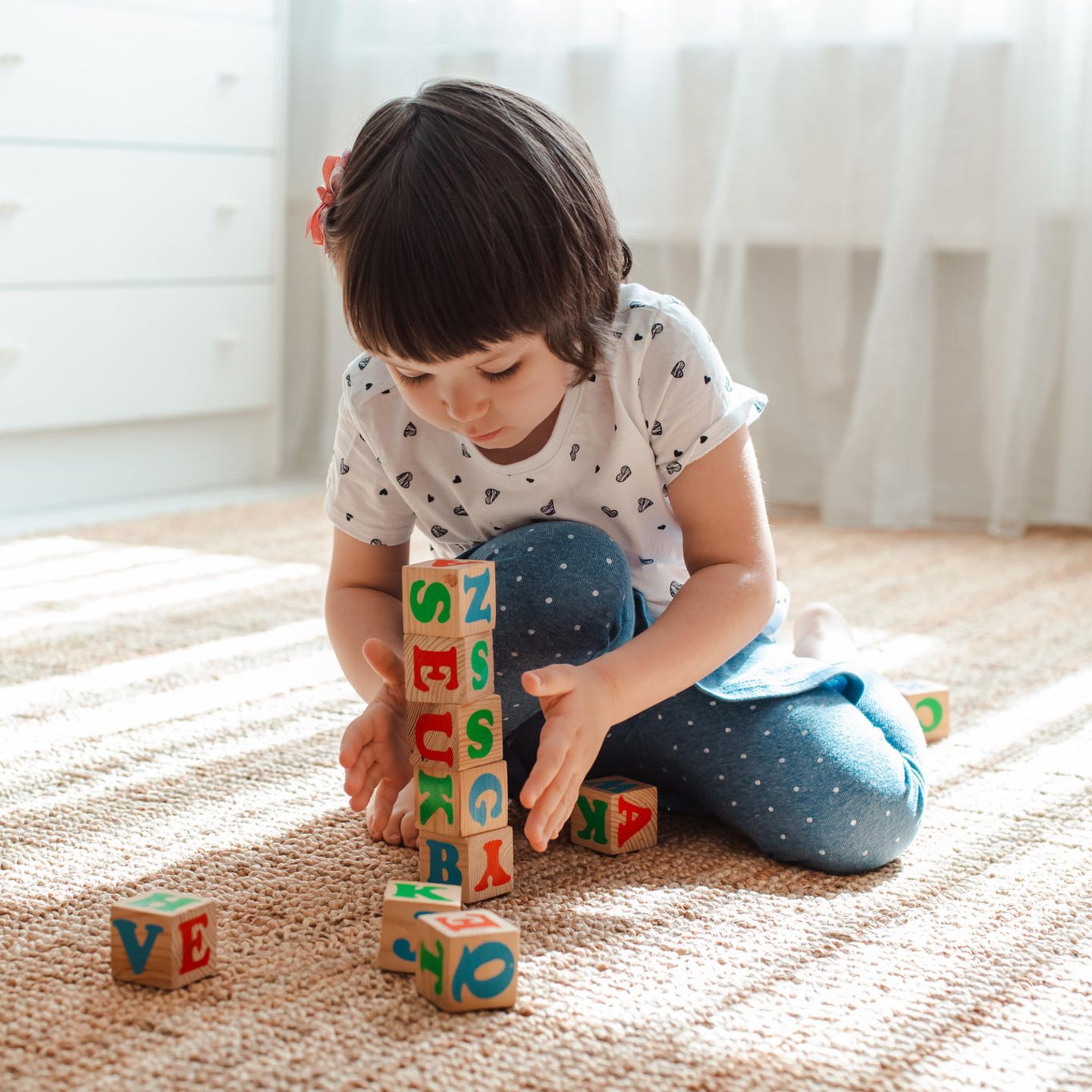 Holz Montessori Spielzeug 1 2 3 Jahre Mädchen