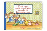 Kinderbuch zu Ostern: Wenn sieben müde kleine Hasen abends in ihr Bettchen rasen