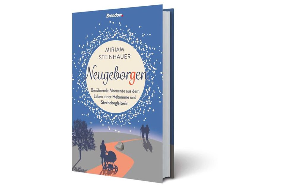 Miriam Steinhauer: ein gebundenes Buch mit blauem Cover mit dem Titel Neugeborgen