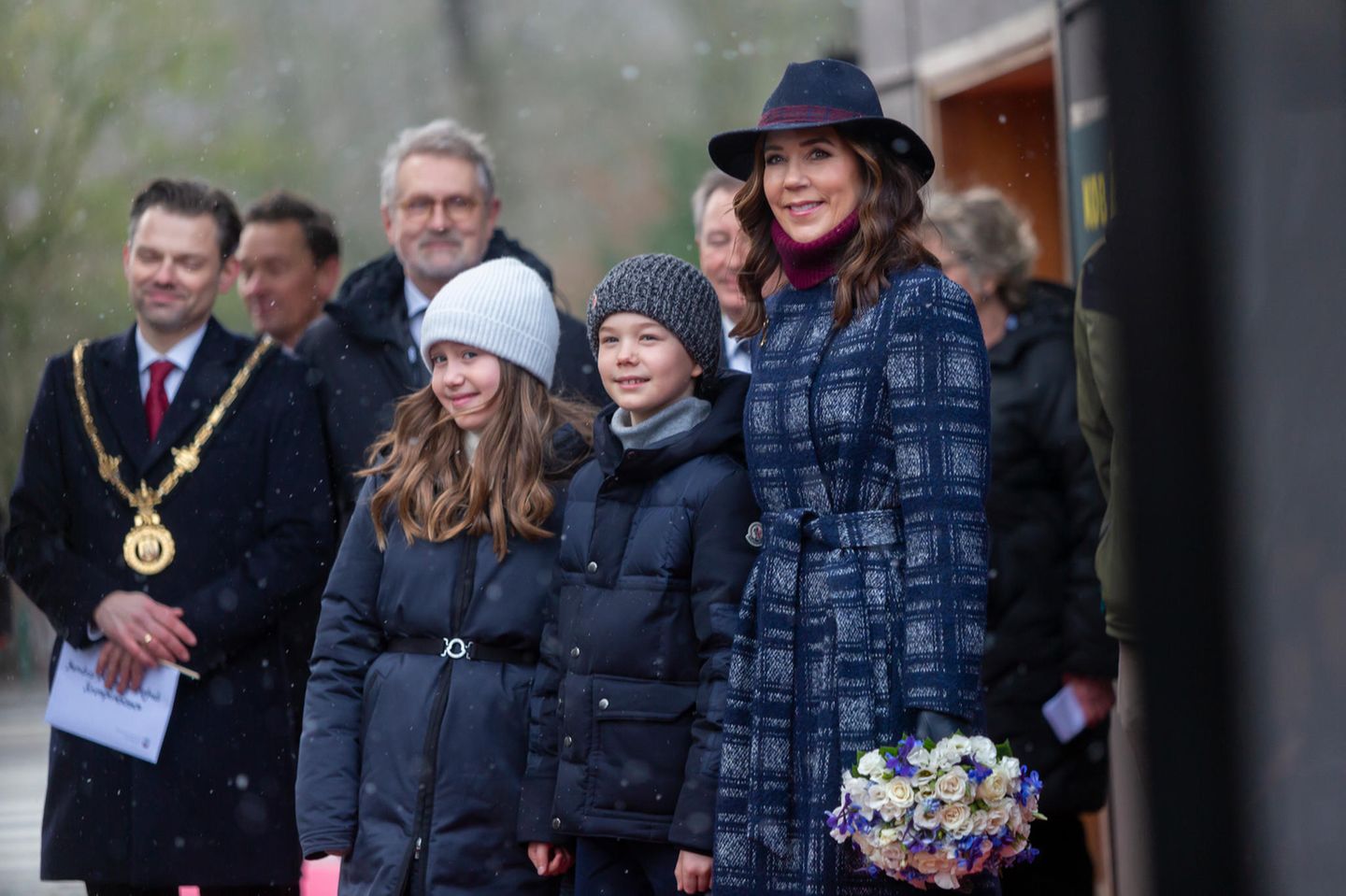 Prinzessin Josephine, Prinz Vincent und Kronprinzessin Mary besuchen den Zoo in Kopenhagen