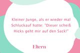 Lustige Kindersprüche: Texttafel