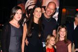Star-Babys: Demi Moore und Bruce Willis mit ihren Kindern.