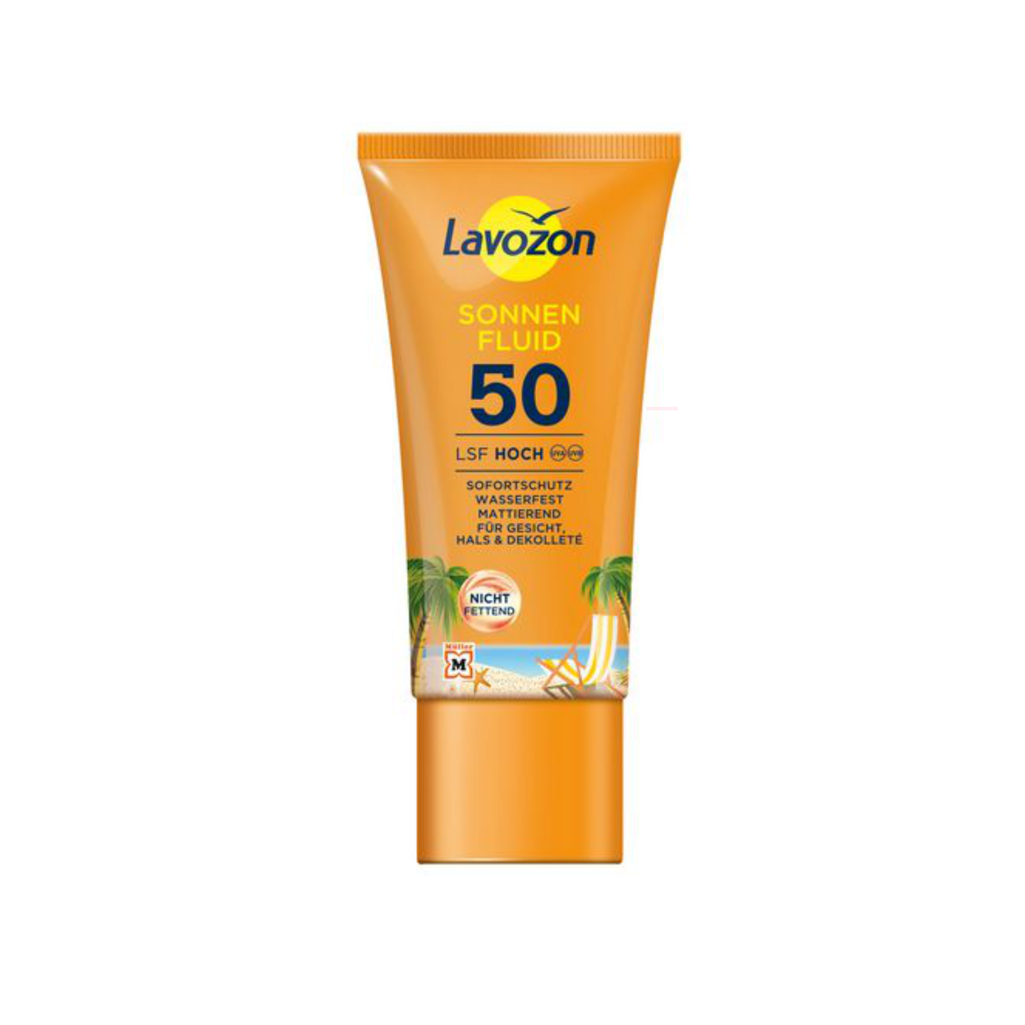 Sonnenschutz Gesicht: Lavozon Sonnenfluid 50