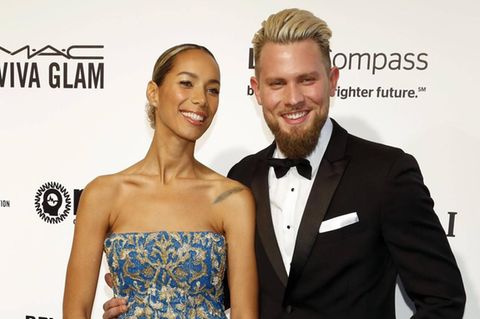 Leona Lewis + Dennis Jauch: Das Paar steht gemeinsam auf einem Event