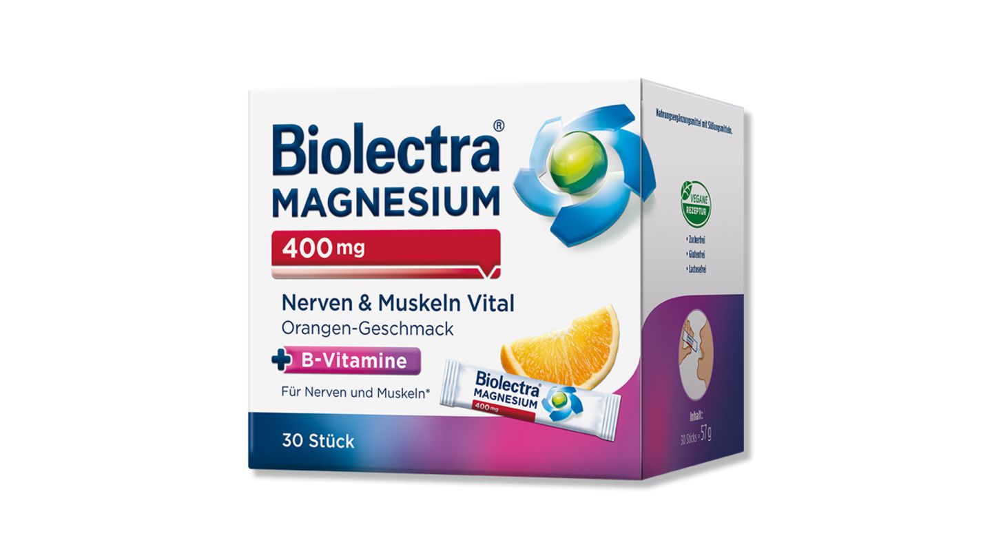 Biolectra Magnesium 400 mg Nerven & Muskeln Vital