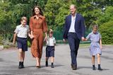 Royale Kinder: Prinz Louis, Prinz George, Prinzessin Charlotte, Prinz William und Herzogin Kate