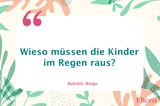 "Die Kinder sollen trotz Regen raus!": 16 Sprüche, die man auf Kita-Elternabenden hört