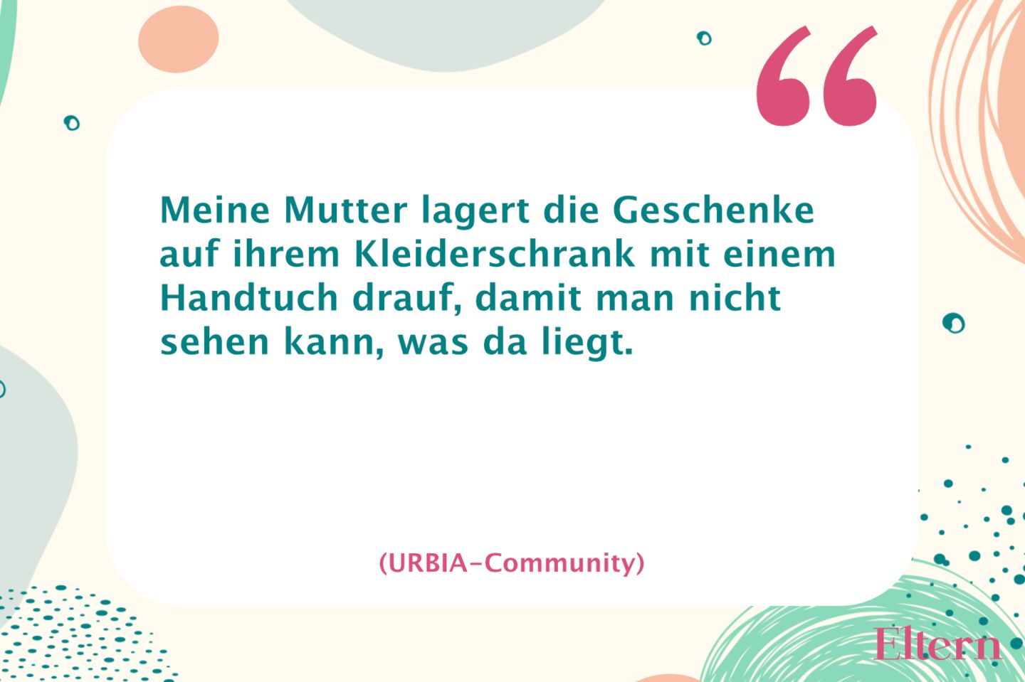 Wo lagert ihr Weihnachtsgeschenke bis zur Bescherung? Eltern.de