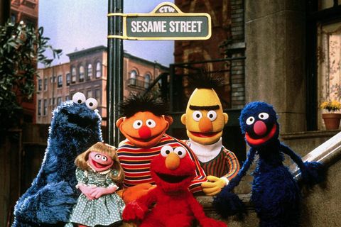 50 Jahre Sesamstraße: Krümelmonster, Ernie, Bert, Grobi, Elmo und Puppe
