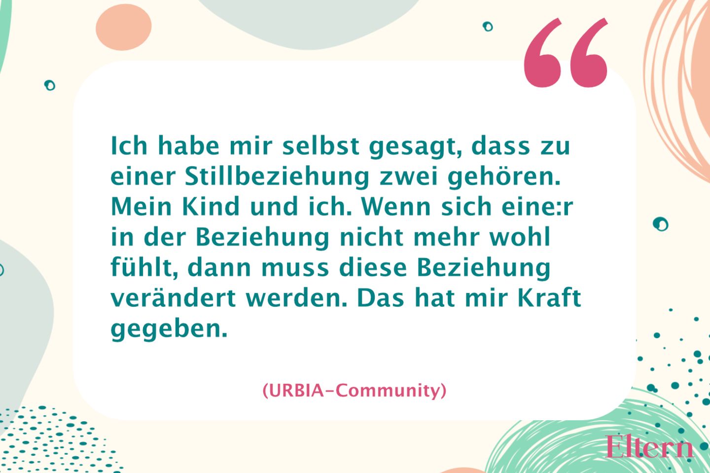 Tipps, die das Abstillen leichter machen
